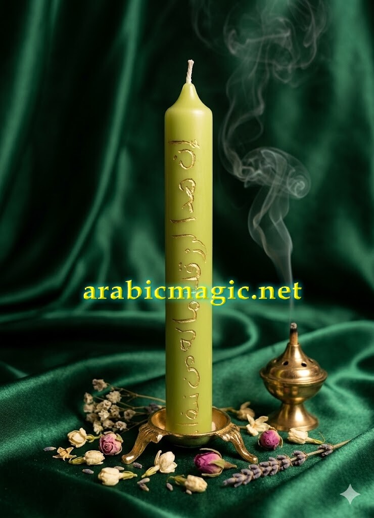 Arabic Magical Candle for Attracting Money & Wealth "Flame of Prosperity"