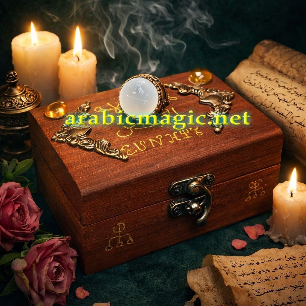 The Ring of The Jinn King Murah Al-Abyadh (مره الأبيض) ”Father of The Light” Wisdom, Magical Mastery & Immense Spiritual Influence - Image 2