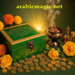 Arabic Magical Money Box - Arabic Talisman for Money, Wealth Attraction, Abundance &amp;amp; Financial Prosperity, The Green Magical Box of Money “Sunduq Al-Mal”