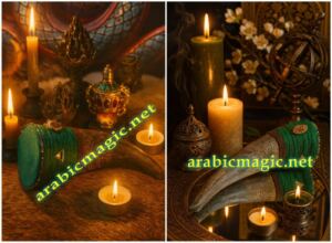 Arabic Wealth Attraction Horn - The Horn Of Plenty ”Qarn Al-Wafrah” Arabic Amulet for Money Attraction, Wealth, Well-Being &amp;amp; Financial Abundance