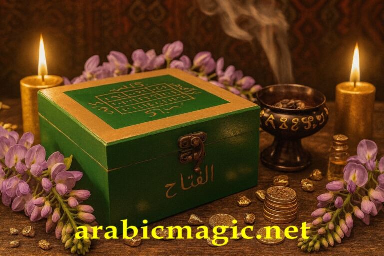 Arabic Talisman for Money, Wealth Attraction, Abundance & Financial Prosperity, The Green Magical Box of Money “Sunduq Al-Mal”