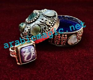 Jinn Ring Arabic Magic - Arabic Ring for Love Attraction, Charismatic Aura, Good Luck and Fame