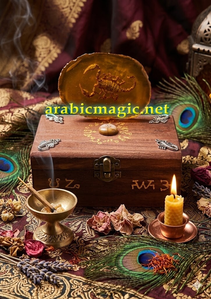 The Great "Scorpio King" Ashar Aqrab, Arabic Magical Jinn Amulet, Supreme Prestige, Dominance & Empowerment, Authority, Ultimate Respect - Image 2
