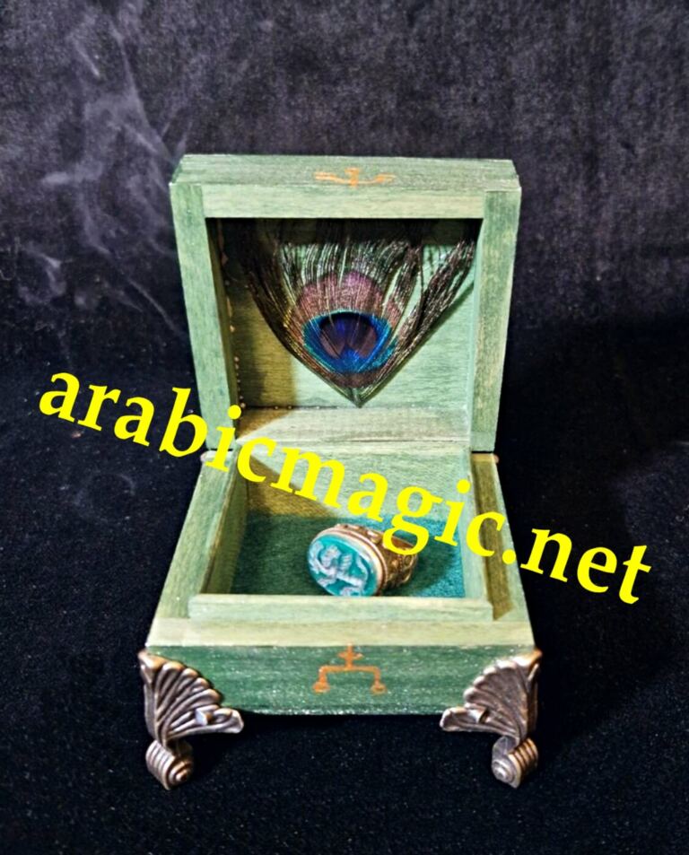 Arabic Talismanic Jinn Ring of Melek Taus