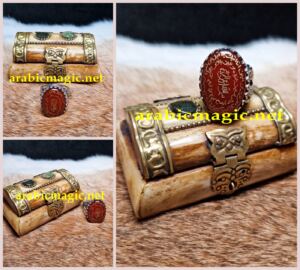 Magical-Genie-Ring - Powerful Six Jinn Rulers of the Mystical Realm of Mount Qaf/ Arabic Magical Genie Ring