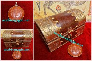 Three-Genie-Arabic-Talisman - The Three Sacred Jinn/ Guardians of Extreme Luck and Wealth/ Arabic Magic Amulet