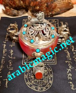 Arabic-Magical-Jinn-Ring - The Lion Ifrit King Malik Al-Asad Ring/ Unlimited Strength, Power, Domination and Leadership