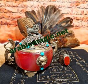 Ifrit-Jinni-Ring - The Lion Ifrit King Malik Al-Asad Ring/ Unlimited Strength, Power, Domination and Leadership