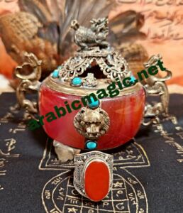 Powerful-Arabic-Ifrit-Ring - The Lion Ifrit King Malik Al-Asad Ring/ Unlimited Strength, Power, Domination and Leadership