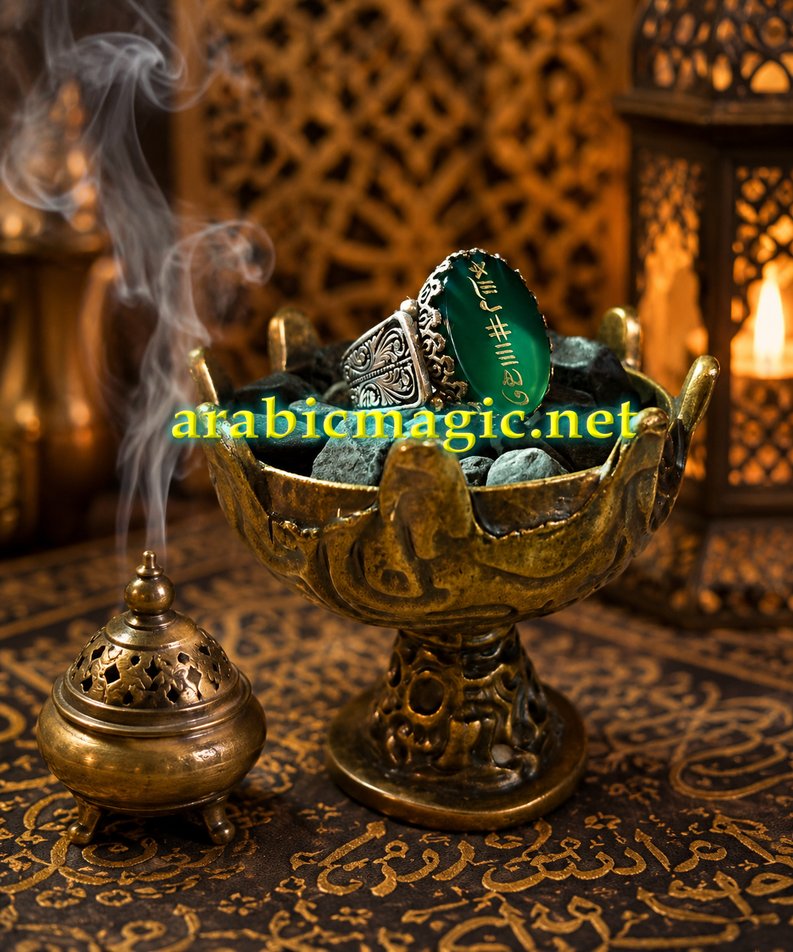 The Great Magical Seal Ring of Ism A'zam, Divine Protection, Wealth & Abundance, Divine Insight, Fortune, Life Success, Command Over Spirits - Image 2