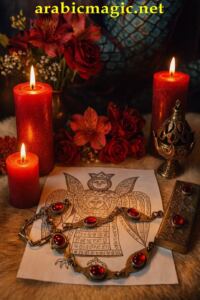 Arabic Celestial Taweez Amulet - Angelic Talisman of Said Karakyil, Master of The Seven Angels &amp;amp; Resident Jinn