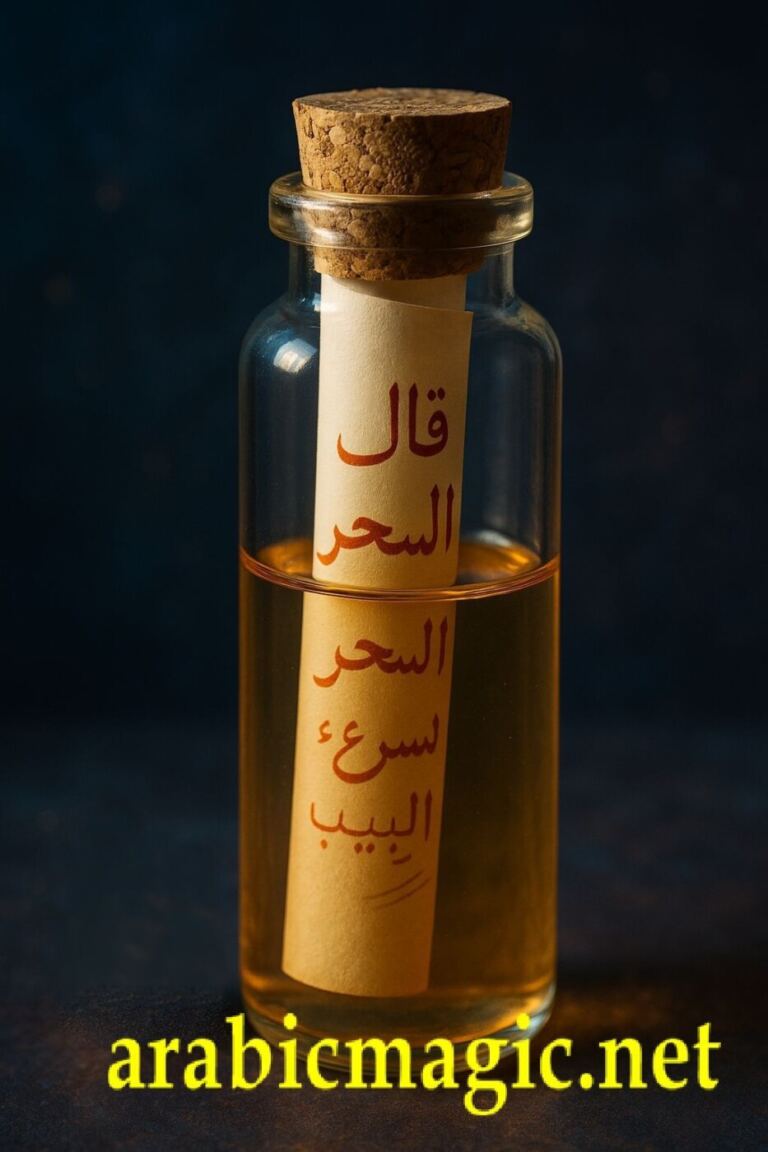 Arabic Saffron Ink Taweez For Breaking Black Magic & Curses, Powerful Healing, Hexes Removal Magical Amulet
