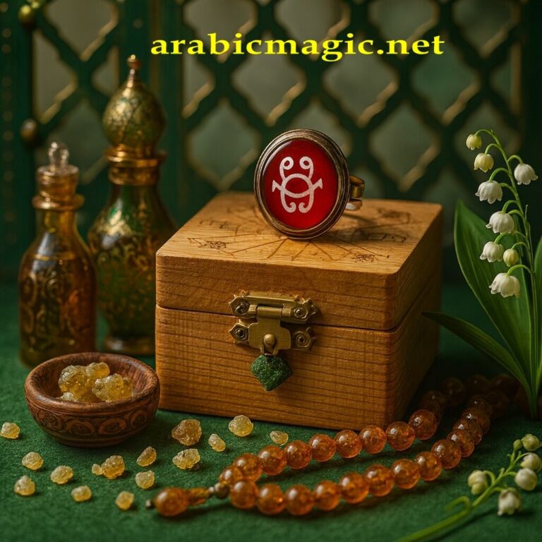 The Ancient Four Elders Jinn, Arabic Magical Ring Amulet, Wealth & Financial Success, Ultimate Protection, Spiritual Awakening