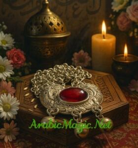 Arabic-Love-Attraction-Talisman - Radiant Love &amp;amp; Divine Light, Beautiful Aura, Respect and Admiration from All, Jinn Queen Nafisa Magical Necklace
