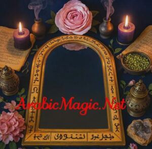 Arabic-Magical-Mirror-Amulet - Mystical Arabic Jinn Mirror, Magical Portal Getaway To The Unseen