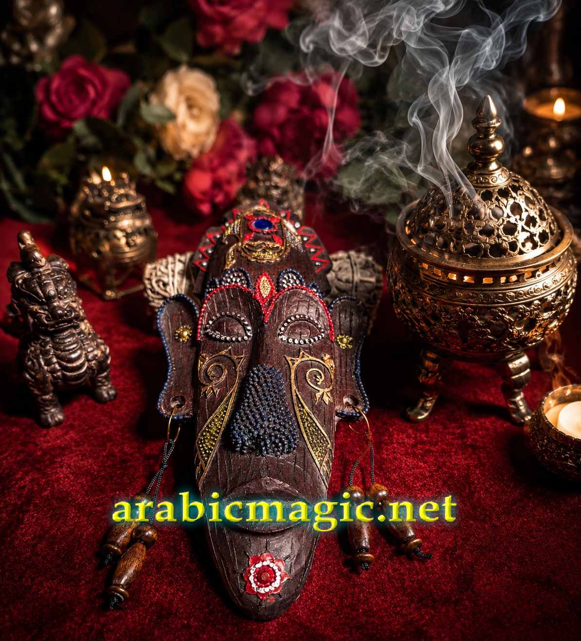 Totem Amulet Mask of Zafir Al-Jinn, Unlimited Protection, Shield Your Home & Destroy Your Enemies - Image 2