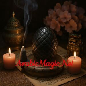 Djinn-Magical-Egg - Mystical Black Egg of Spiritual Power, Connection to Ancient Secrets, Arabic Talisman of Divine Fortification &amp;#038; Gateway To The Unseen