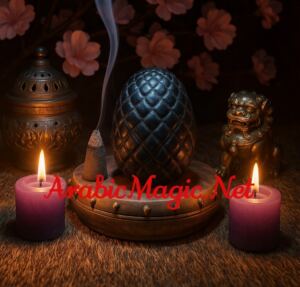 Jinn-Egg-Arabic-Charm - Mystical Black Egg of Spiritual Power, Connection to Ancient Secrets, Arabic Talisman of Divine Fortification &amp;#038; Gateway To The Unseen