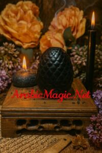 Jinn-Egg-Magical-Amulet - Mystical Black Egg of Spiritual Power, Connection to Ancient Secrets, Arabic Talisman of Divine Fortification &amp;#038; Gateway To The Unseen