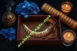 Jinn Horn Arabic Amulet Jinn Horn Arabic Amulet - The Jinn Tusk Talisman of Asmar Al-Jaheeb, Unlimited Successes, Prosperity & Abundance, Powerful Protection, Rare Arabic Magical Amulet