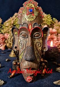 Jinn-Khodam-Totem-Amulet - Totem Amulet Mask of Zafir Al-Jinn, Unlimited Protection, Shield Your Home &amp;amp; Destroy Your Enemies