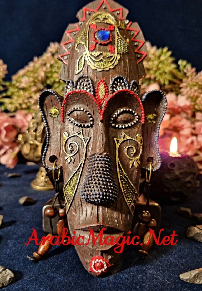 Totem Amulet Mask of Zafir Al-Jinn, Unlimited Protection, Shield Your Home & Destroy Your Enemies