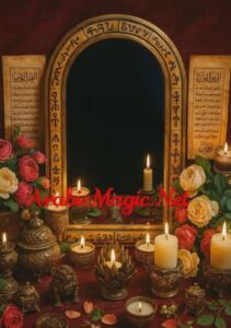 Jinn-Magical-Arabic-Talisman - Mystical Arabic Jinn Mirror, Magical Portal Getaway To The Unseen