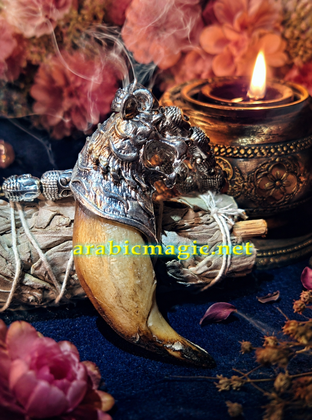Lion Tooth Amulet of Shahran al-Bayari, Djinn King of Tigers & Lord of The Hidden Wilds - Image 2