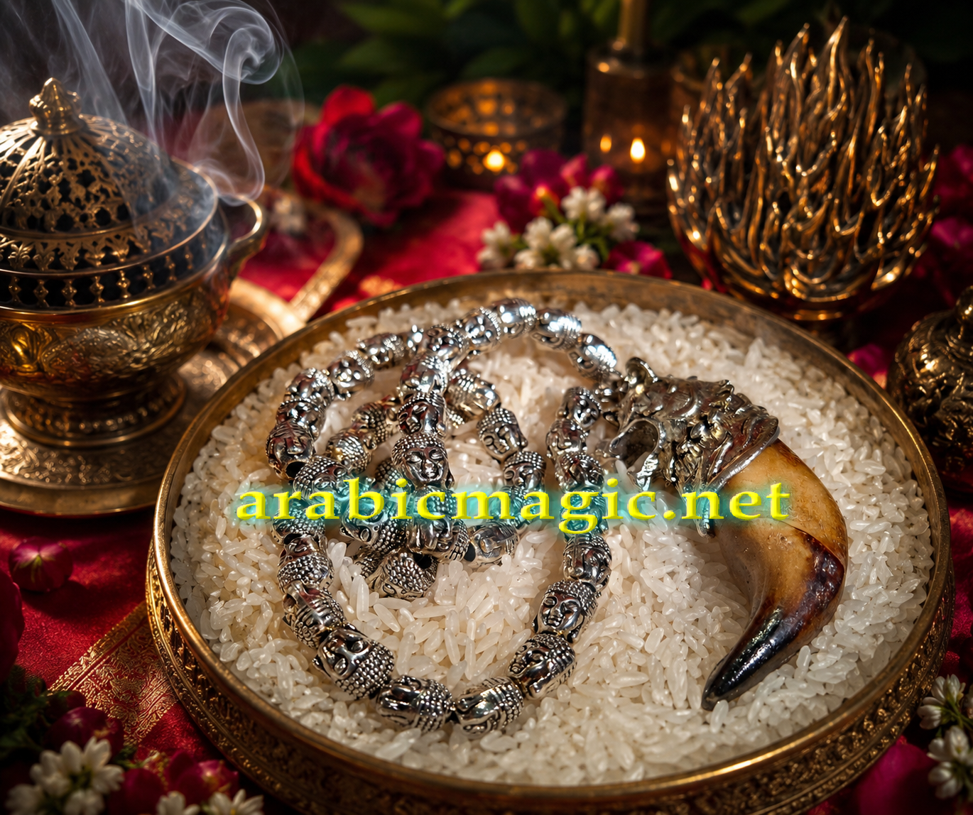 Lion Tooth Amulet of Shahran al-Bayari, Djinn King of Tigers & Lord of The Hidden Wilds