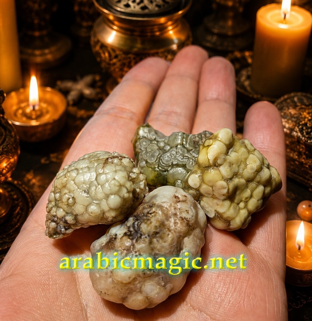 Real Nagamani Snake Pearl Bezoir, Njmat al-Hayyah "The Star of the Serpent", Mustika Magical Snake Stones - Image 2