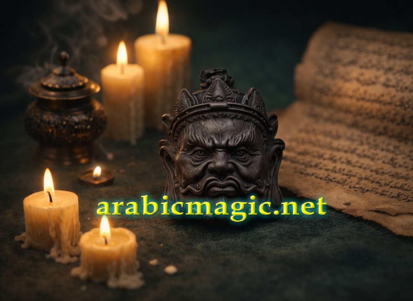 Shaitan Jinn Amulet of Khatim al-Raml, Unlimited Arabic Wealth Black Magic Artefact - Image 4
